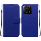 For Xiaomi 13T / 13T Pro / K60 Ultra Ultra-thin Voltage Magnetic Buckle Leather Phone Case(Blue) - 1