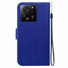 For Xiaomi 13T / 13T Pro / K60 Ultra Ultra-thin Voltage Magnetic Buckle Leather Phone Case(Blue) - 3