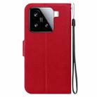 For Xiaomi 15 Ultra-thin Voltage Magnetic Buckle Leather Phone Case(Red) - 3