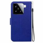 For Xiaomi 15 Ultra-thin Voltage Magnetic Buckle Leather Phone Case(Blue) - 3