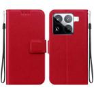 For Xiaomi 15 Pro Ultra-thin Voltage Magnetic Buckle Leather Phone Case(Red) - 1