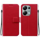 For Redmi Note 13 Pro 4G / Poco M6 Pro 4G Ultra-thin Voltage Magnetic Buckle Leather Phone Case(Red) - 1