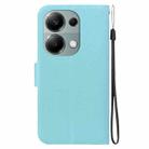 For Redmi Note 13 Pro 4G / Poco M6 Pro 4G Ultra-thin Voltage Magnetic Buckle Leather Phone Case(Green) - 3