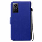 For Redmi Note 12S Ultra-thin Voltage Magnetic Buckle Leather Phone Case(Blue) - 3