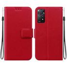 For Redmi Note 12 Pro 4G / Note 11 Pro 4G Ultra-thin Voltage Magnetic Buckle Leather Phone Case(Red) - 1