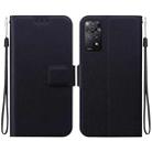 For Redmi Note 12 Pro 4G / Note 11 Pro 4G Ultra-thin Voltage Magnetic Buckle Leather Phone Case(Black) - 1