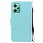 For Redmi Note 12 5G Global / Poco X5 Ultra-thin Voltage Magnetic Buckle Leather Phone Case(Green) - 3