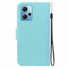 For Redmi Note 12 4G Global Ultra-thin Voltage Magnetic Buckle Leather Phone Case(Green) - 3