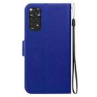 For Redmi Note 11 4G / Note 11S Ultra-thin Voltage Magnetic Buckle Leather Phone Case(Blue) - 3