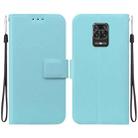 For Redmi Note 10 Lite Ultra-thin Voltage Magnetic Buckle Leather Phone Case(Green) - 1