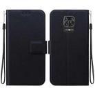 For Redmi Note 10 Lite Ultra-thin Voltage Magnetic Buckle Leather Phone Case(Black) - 1