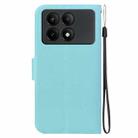 For Redmi K70E / Poco X6 Pro Ultra-thin Voltage Magnetic Buckle Leather Phone Case(Green) - 3