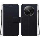 For Redmi A3 Ultra-thin Voltage Magnetic Buckle Leather Phone Case(Black) - 1