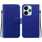 For Redmi 13 4G / Poco M6 4G Ultra-thin Voltage Magnetic Buckle Leather Phone Case(Blue) - 1