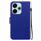 For Redmi 13 4G / Poco M6 4G Ultra-thin Voltage Magnetic Buckle Leather Phone Case(Blue) - 3