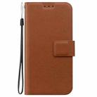 For Redmi 12C / Redmi 11A Ultra-thin Voltage Magnetic Buckle Leather Phone Case(Brown) - 2