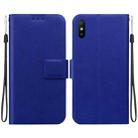 For Redmi 9A Sport / Redmi 9i Sport Ultra-thin Voltage Magnetic Buckle Leather Phone Case(Blue) - 1