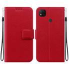 For Redmi 9 Activ / Xiaomi Poco C31 Ultra-thin Voltage Magnetic Buckle Leather Phone Case(Red) - 1