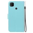 For Redmi 9 Activ / Xiaomi Poco C31 Ultra-thin Voltage Magnetic Buckle Leather Phone Case(Green) - 3