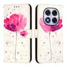 For Redmi Note 14 Pro 4G 3D Painting Horizontal Flip Leather Phone Case(Flower) - 2