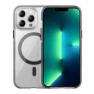 For iPhone 13 Pro Max Ice Skin MagSafe PC Hybrid TPU Phone Case(Black) - 1