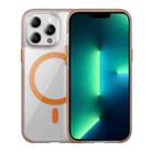 For iPhone 13 Pro Ice Skin MagSafe PC Hybrid TPU Phone Case(Orange) - 1