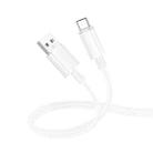 Borofone BX112 Lemon 3A USB to Type-C Data Cable, Length: 1m(White) - 1