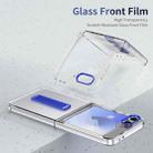 For Samsung Galaxy Z Flip6 Ice-Cold Holder PC Hybrid TPU Phone Case(Blue) - 3