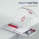 For Samsung Galaxy Z Flip4 Ice-Cold Holder PC Hybrid TPU Phone Case(Red) - 3