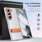 For Samsung Galaxy Z Fold6 Ice-Cold Holder PC Hybrid TPU Phone Case(Orange) - 2