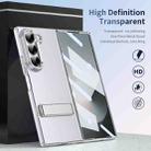 For Samsung Galaxy Z Fold6 Ice-Cold Holder PC Hybrid TPU Phone Case(Silver) - 2