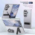 For Samsung Galaxy Z Fold7 5G Ice-Cold Holder PC Hybrid TPU Phone Case(Black) - 2