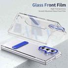 For Samsung Galaxy Z Fold7 5G Ice-Cold Holder PC Hybrid TPU Phone Case(Blue) - 3