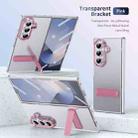 For Samsung Galaxy Z Fold7 5G Ice-Cold Holder PC Hybrid TPU Phone Case(Pink) - 2
