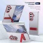 For Samsung Galaxy Z Fold7 5G Ice-Cold Holder PC Hybrid TPU Phone Case(Red) - 2