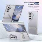 For Samsung Galaxy Z Fold7 5G Ice-Cold Holder PC Hybrid TPU Phone Case(Silver) - 2