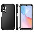 For Samsung Galaxy A16 5G 3 in 1 Silicone Hybrid PC Shockproof Phone Case(Black) - 3