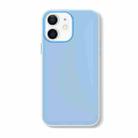For iPhone 11 Skin Feeling Jelly Series TPU + PC Full Coverage Phone Case(Blue) - 1