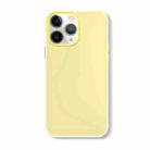 For iPhone 11 Pro Max Skin Feeling Jelly Series TPU + PC Full Coverage Phone Case(Yellow) - 1