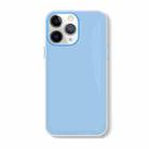 For iPhone 11 Pro Max Skin Feeling Jelly Series TPU + PC Full Coverage Phone Case(Blue) - 1