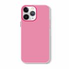 For iPhone 11 Pro Max Skin Feeling Jelly Series TPU + PC Full Coverage Phone Case(Rose Red) - 1