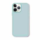 For iPhone 11 Pro Max Skin Feeling Jelly Series TPU + PC Full Coverage Phone Case(Light Green) - 1