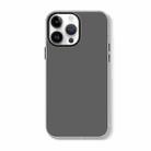 For iPhone 12 Pro Skin Feeling Jelly Series TPU + PC Full Coverage Phone Case(Black) - 1