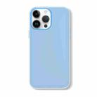 For iPhone 12 Pro Skin Feeling Jelly Series TPU + PC Full Coverage Phone Case(Blue) - 1