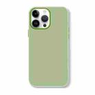 For iPhone 12 Pro Skin Feeling Jelly Series TPU + PC Full Coverage Phone Case(Green) - 1