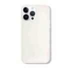 For iPhone 13 Pro Max Skin Feeling Jelly Series TPU + PC Full Coverage Phone Case(White) - 1