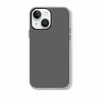 For iPhone 14 Plus Skin Feeling Jelly Series TPU + PC Full Coverage Phone Case(Black) - 1