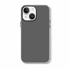 For iPhone 15 Plus Skin Feeling Jelly Series TPU + PC Full Coverage Phone Case(Black) - 1