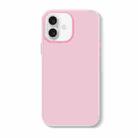 For iPhone 16 Skin Feeling Jelly Series TPU + PC Full Coverage Phone Case(Pink) - 1