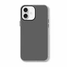 For iPhone 16 Skin Feeling Jelly Series TPU + PC Full Coverage Phone Case(Black) - 1